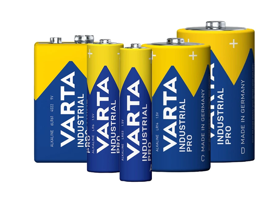 New in our product range: Varta Industrial Pro Alkaline batteries