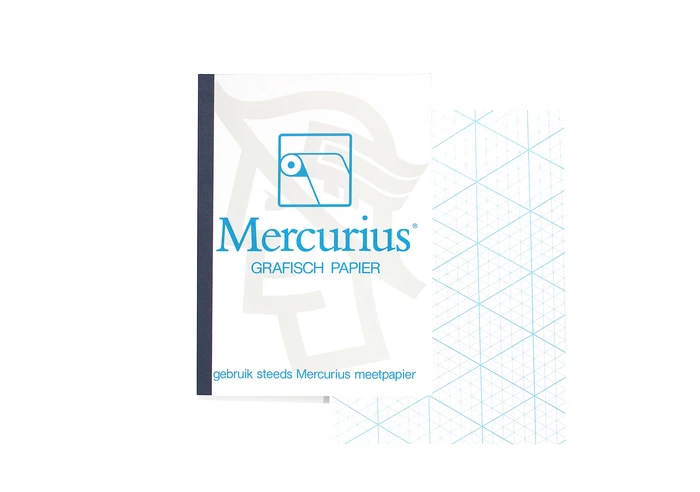 Mercurius A4 Isometric Paper A6 - Blue (Block 50 sheets)