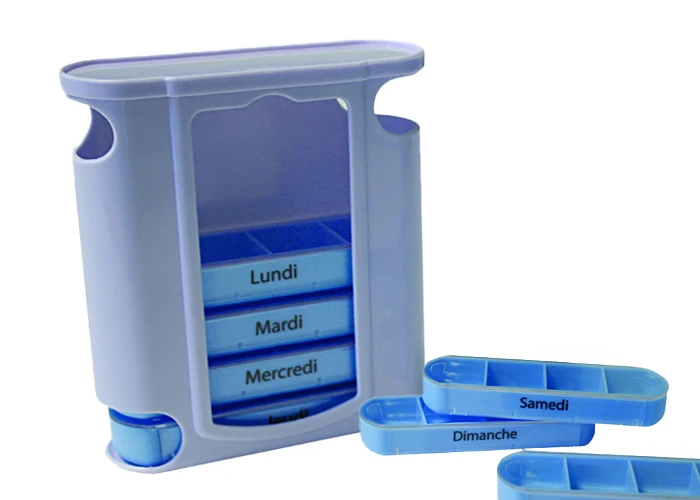 Weekly pill organizer