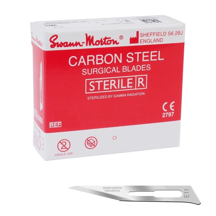 Swann Morton Carbon Sterile mesjes nr. E11 (0225)