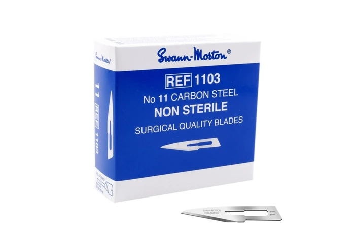 Swann Morton Carbon Non Sterile mesjes nr. 11 (1103)