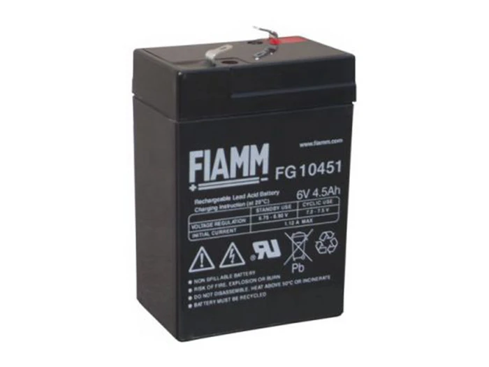 Fiamm Lead Battery FG10451 6V 4,5Ah
