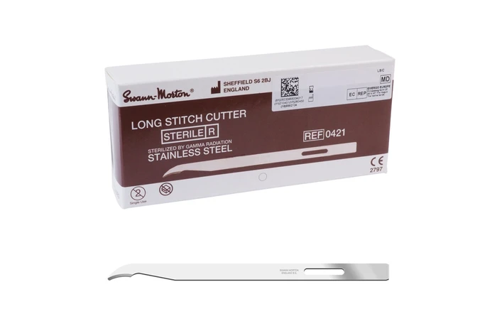 Swann Morton Carbon stitch cutter lang (0421)