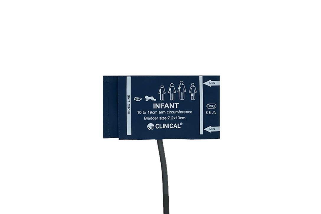 Clinical Reusable Blood Pressure Cuff 10-19 cm, single tube (Infant)