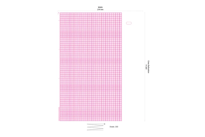 ECG paper for GE Marquette Vyaire 9402-024