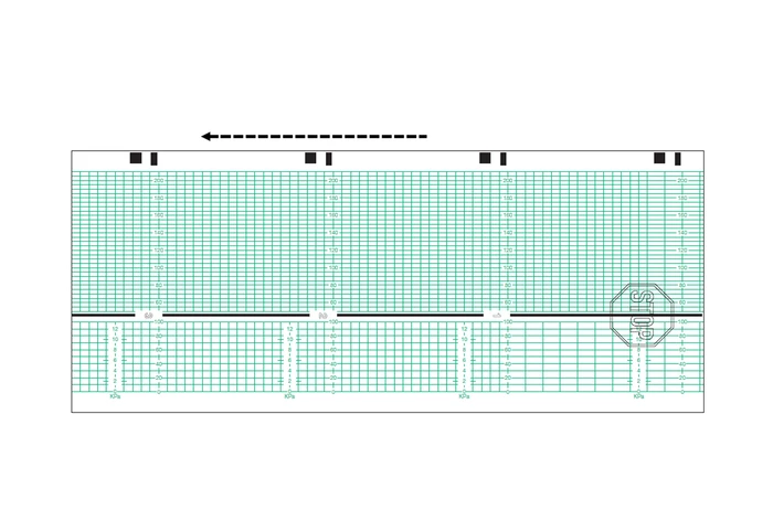 CTG papier vouwboek voor Philips/HP (Ref. M1911A Eco)