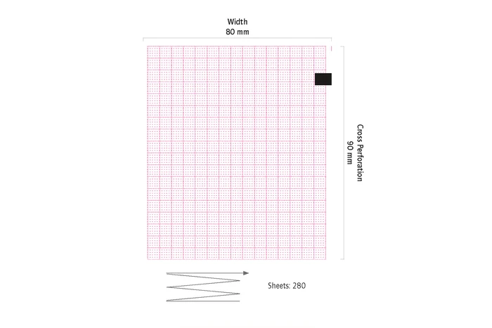 ECG paper for GE Vyaire Mac400/600