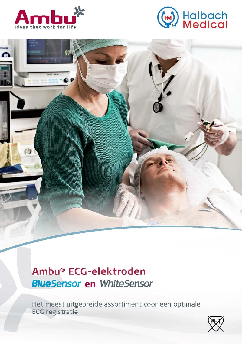 Ambu BlueSensor en WhiteSensor ECG elektroden - Halbach Medical