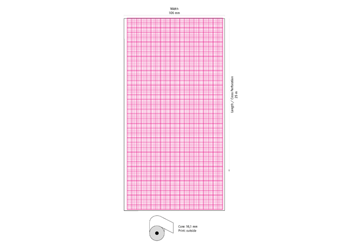 ECG papier rol voor Corpuls C3 (04121)