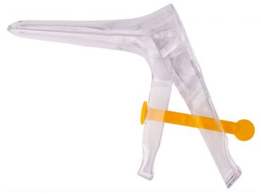 Invisio® disposable vaginaal speculum maat XXS (geel)