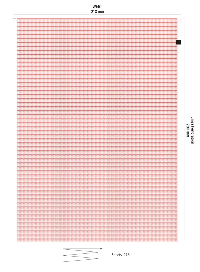 ECG paper for Schiller AT-60 / CS-100 / SV-100