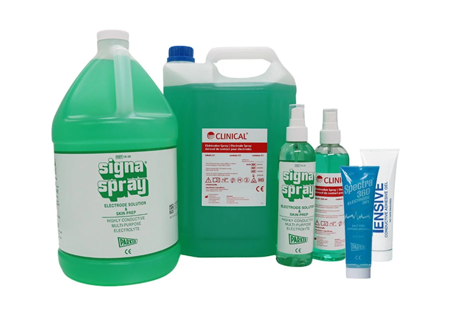 Electrodegel, -spray, -pasta en -crème (Electromedische producten)