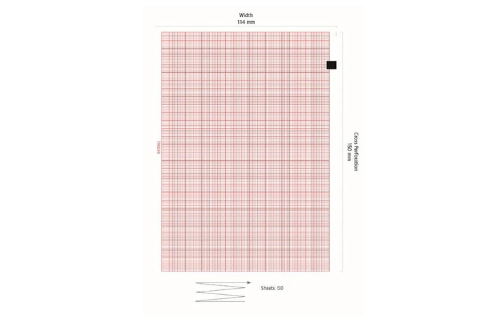 ECG paper for Schiller FT-1