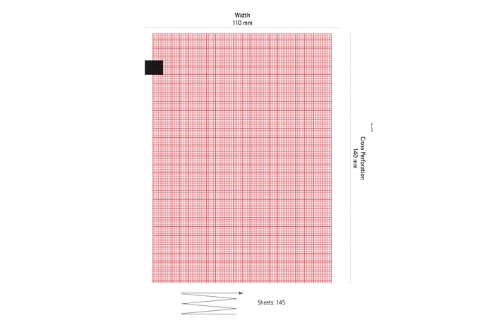 ECG paper for Fukuda Denshi CardiMax FX7202