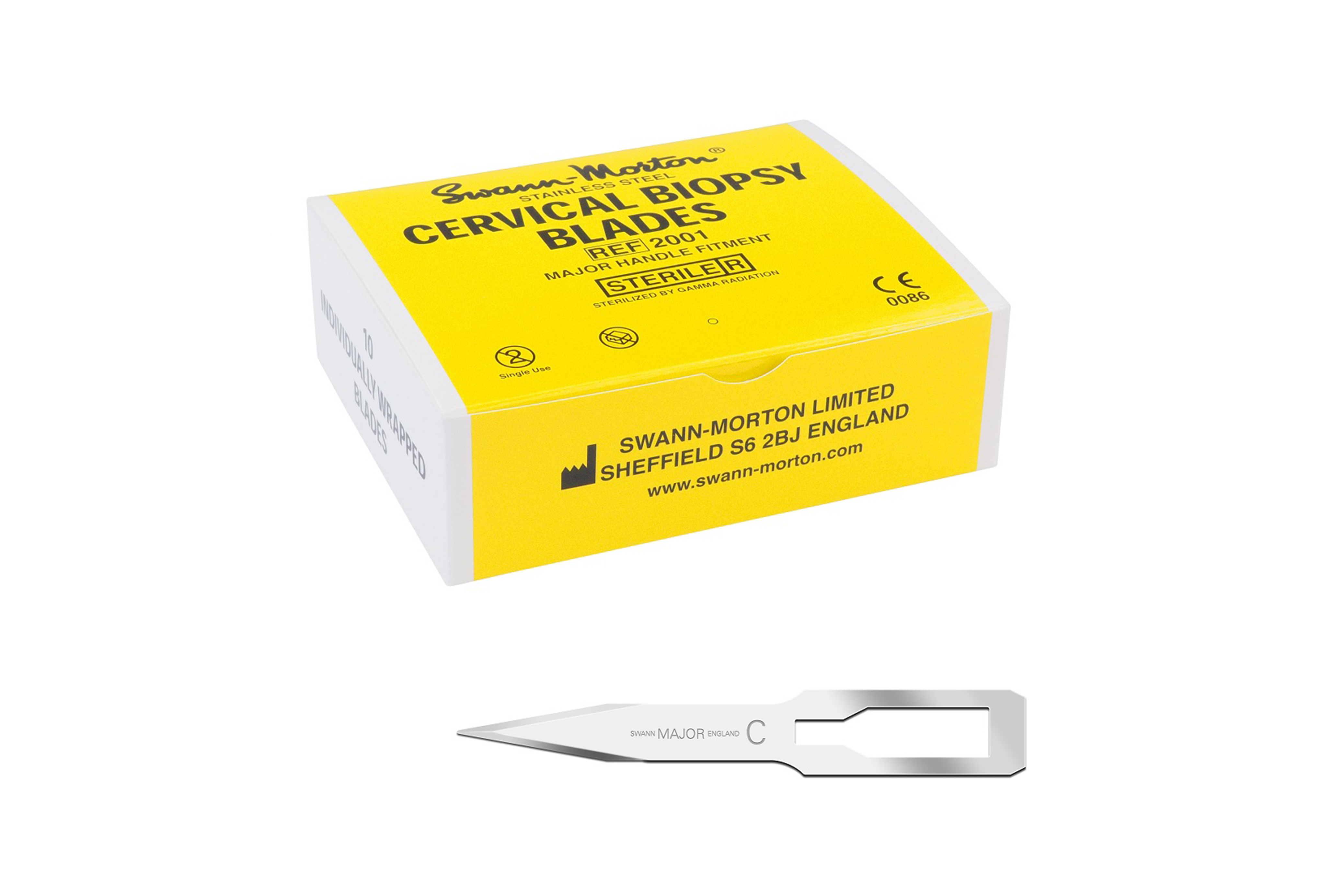 Swann Morton Sterile Cervical "Cone" biopsy blade