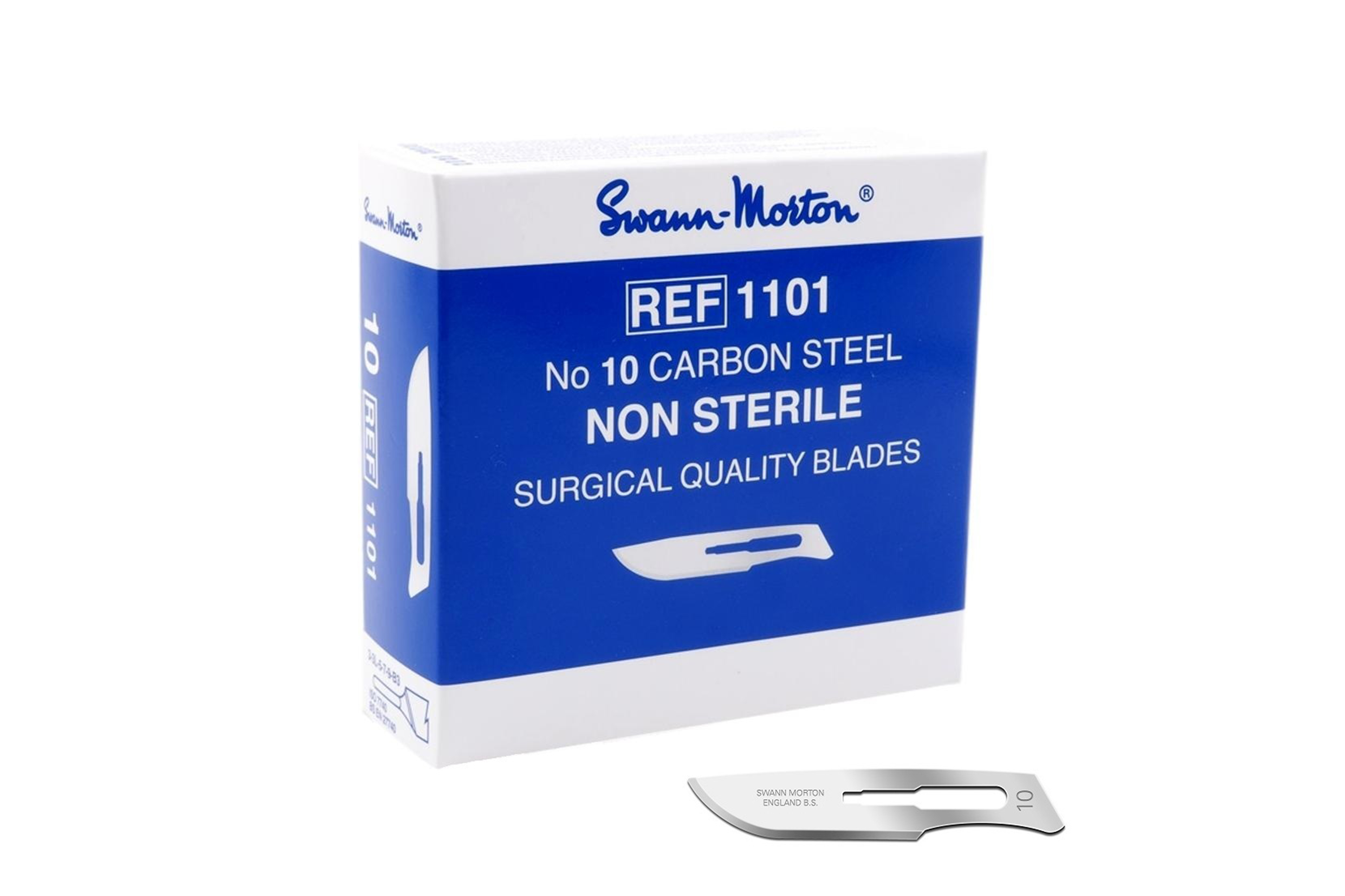 Swann Morton Carbon Non Sterile mesjes nr. 10 (1101)