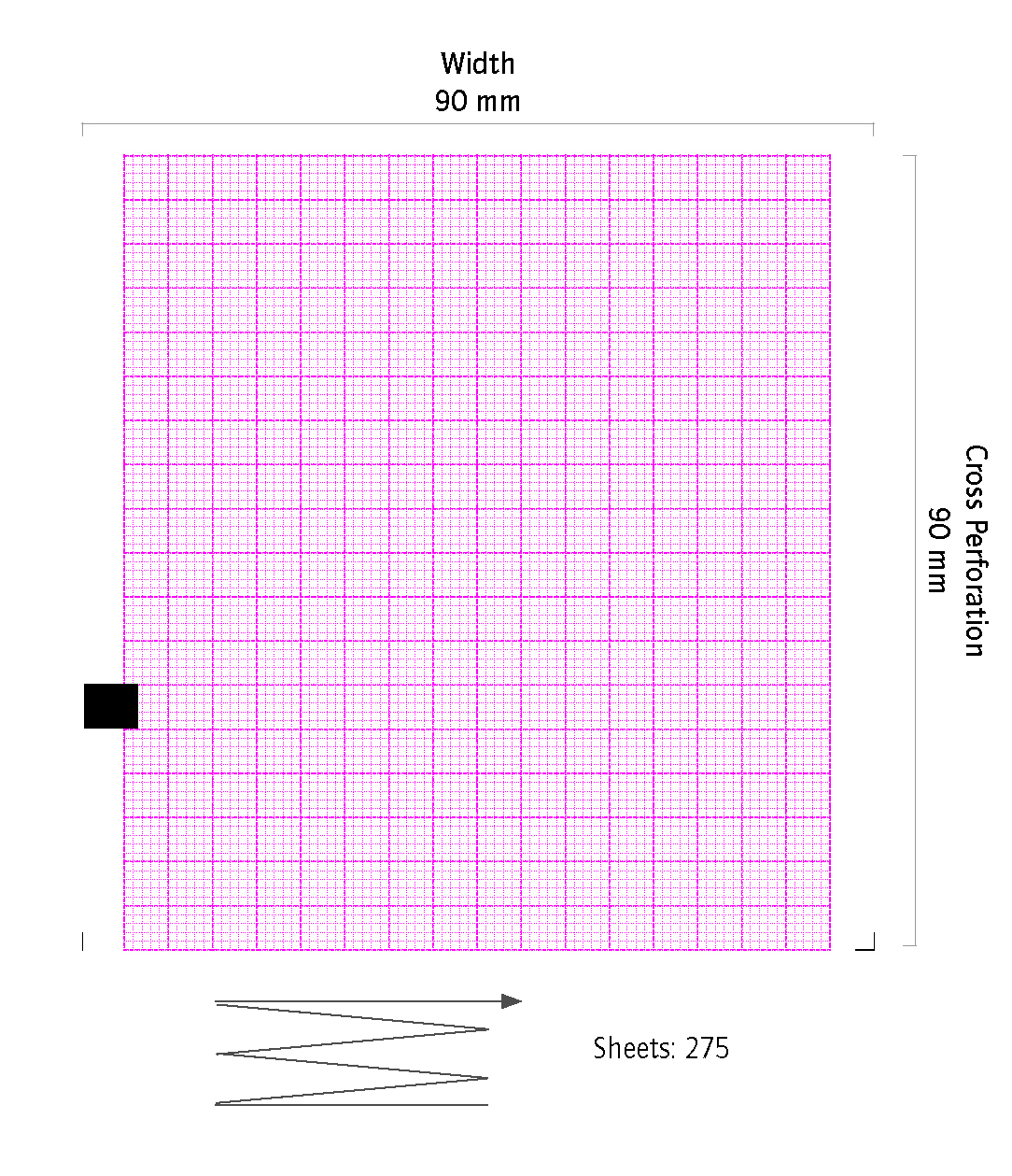 ECG paper for Schiller Schiller AT-1/SP-1 (2.157056 / 290046)