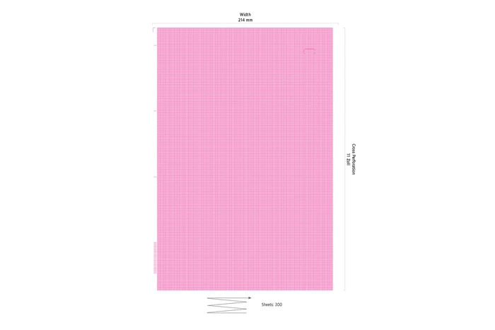 ECG paper Z-fold for GE Marquette Vyaire 9402-020