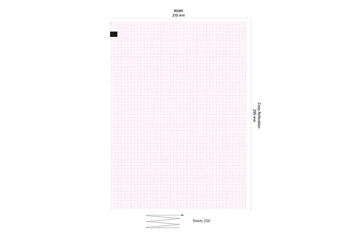 ECG paper for Edan SE12