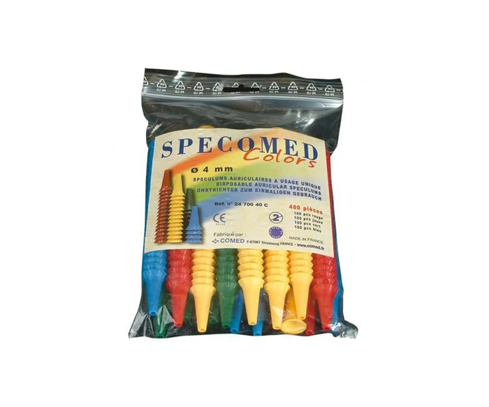 Specomed Colors disposable ear speculums 4,0mm 