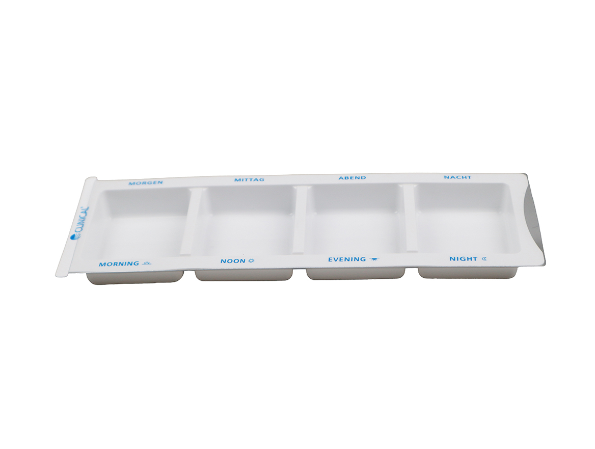 Clinical disposable medicatie dispenser XL wit (190 stuks)