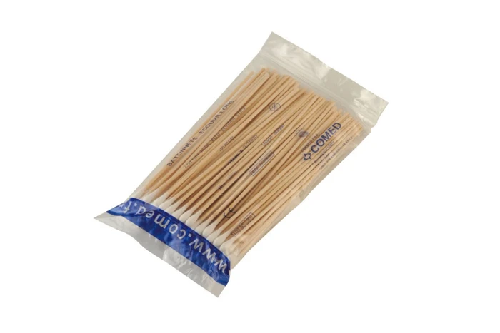 Comed Cotton buds 15cm wooden stick 100pc