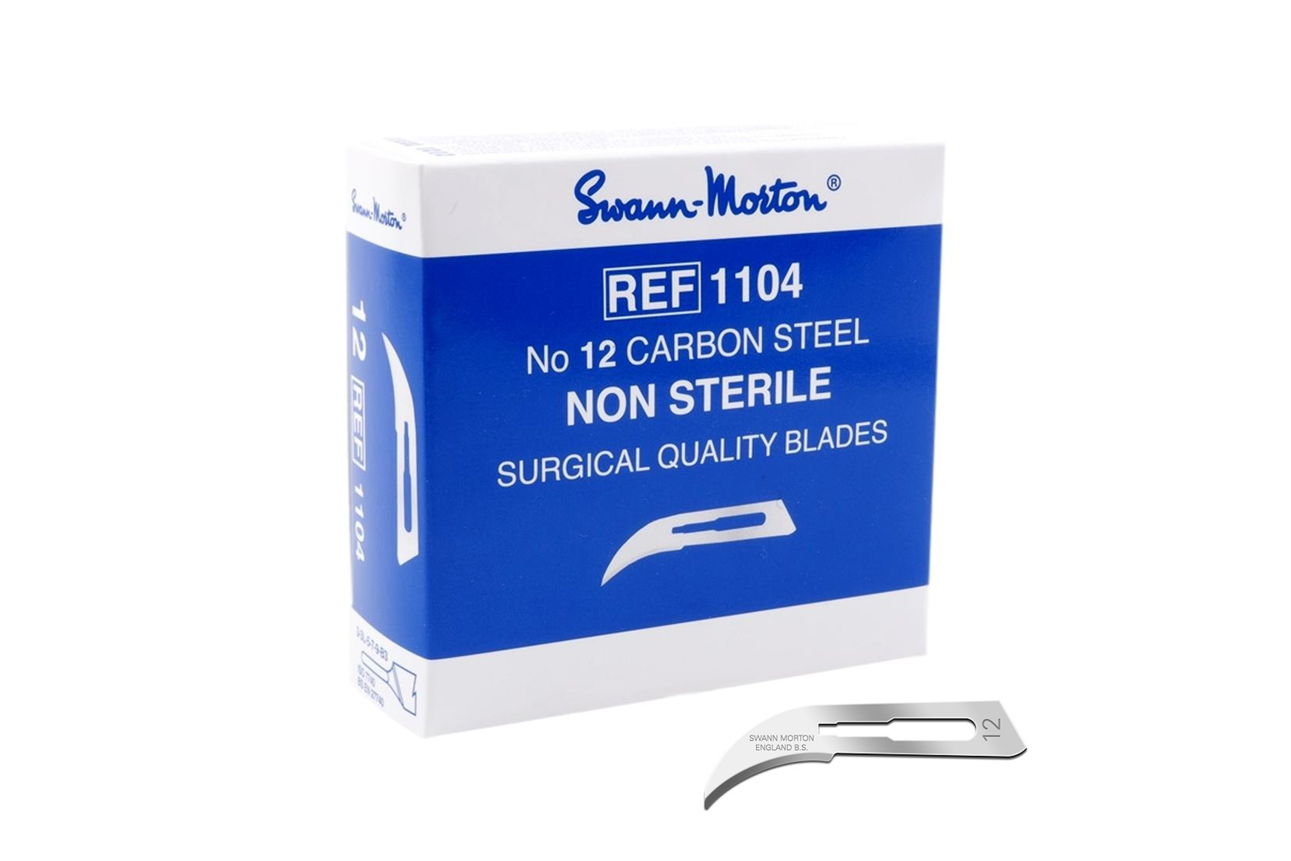 Swann Morton Carbon Non Sterile mesjes nr. 12 (1104)