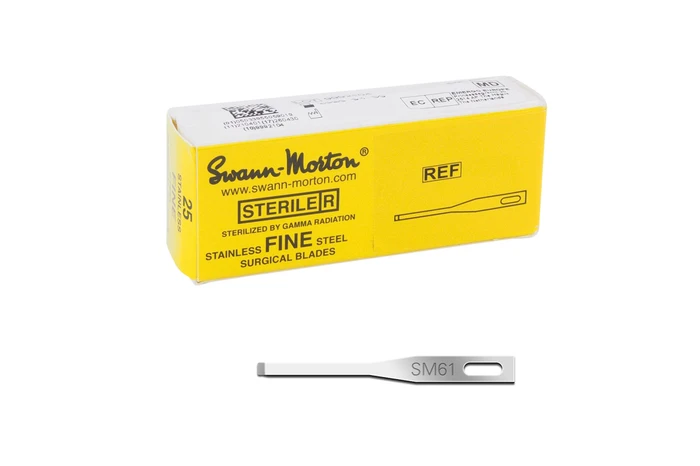 Swann Morton Sterile SM Fine mesjes SM61 (5901) | Halbach Medical