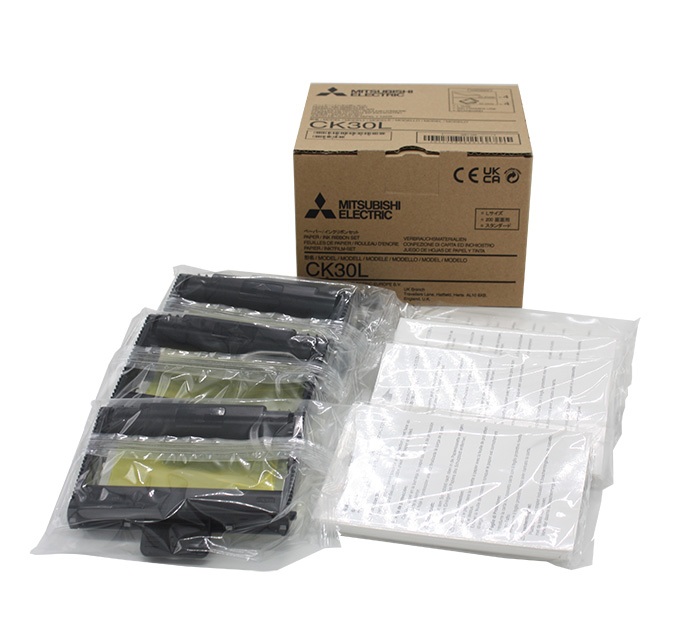 Mitsubishi Videoprinterpapier Paper & Ink CK30L 