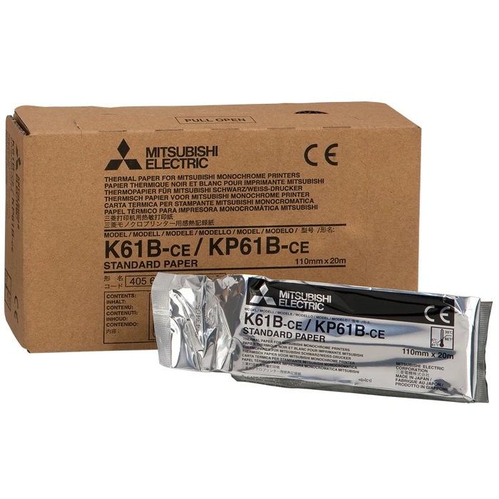 Mitsubishi Videoprinterpapier K61B-CE / KP61B-CE 
