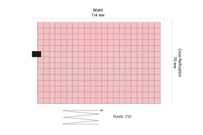 ECG paper for Welch Allyn CP50