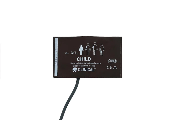 Clinical Reusable Blood Pressure Cuff 18-26 cm, single tube (Child)