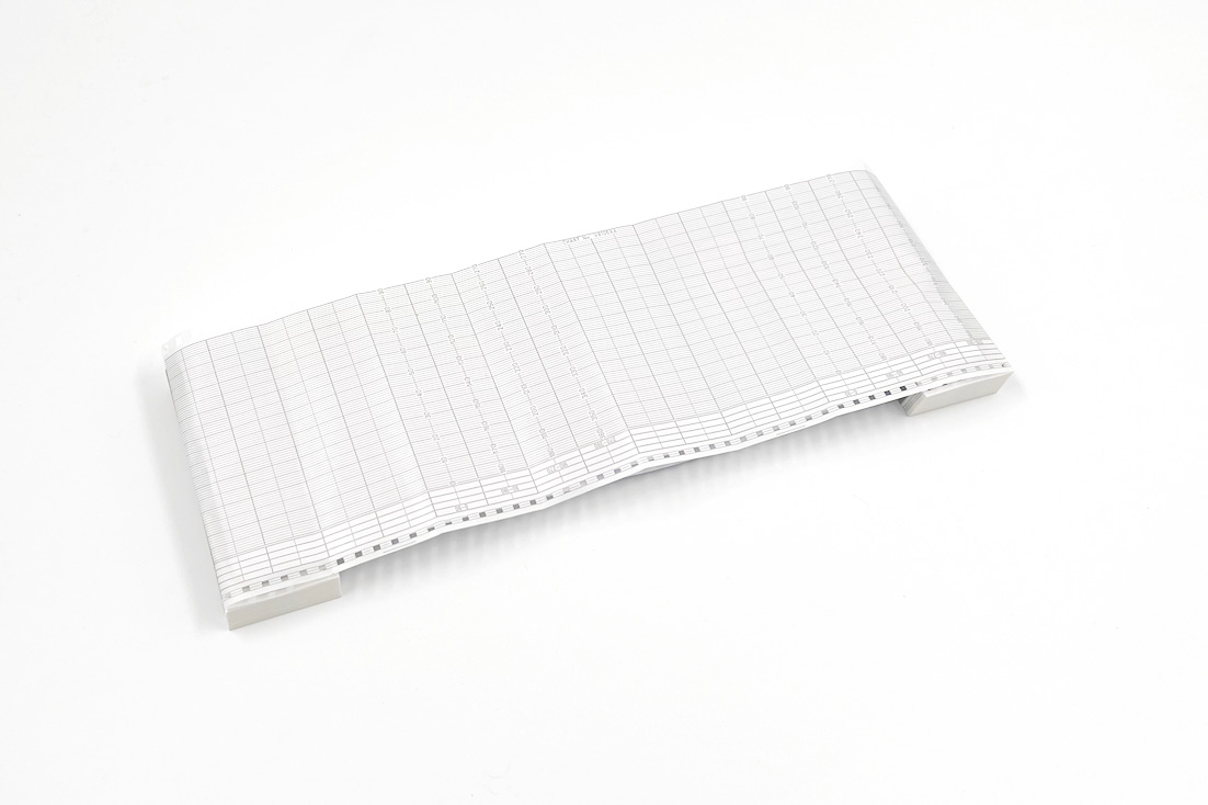 Registratiepapier (Waxpapier) vouwboek voor Yokogawa V8105AA 114mm x 16m
