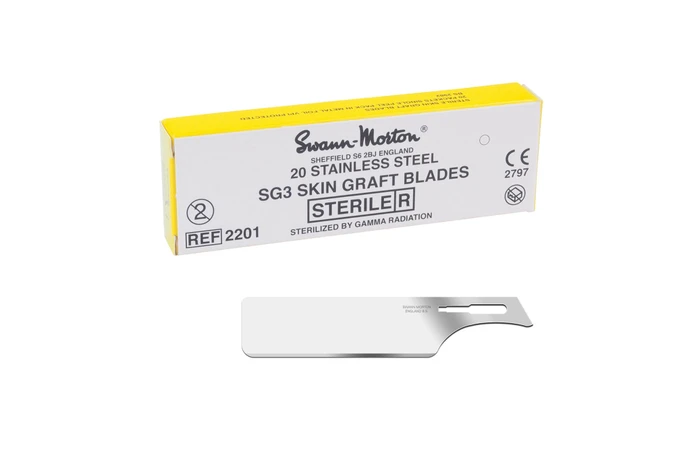 Swann Morton Sterile Skin Graft Blades Minor SG3 (2201)