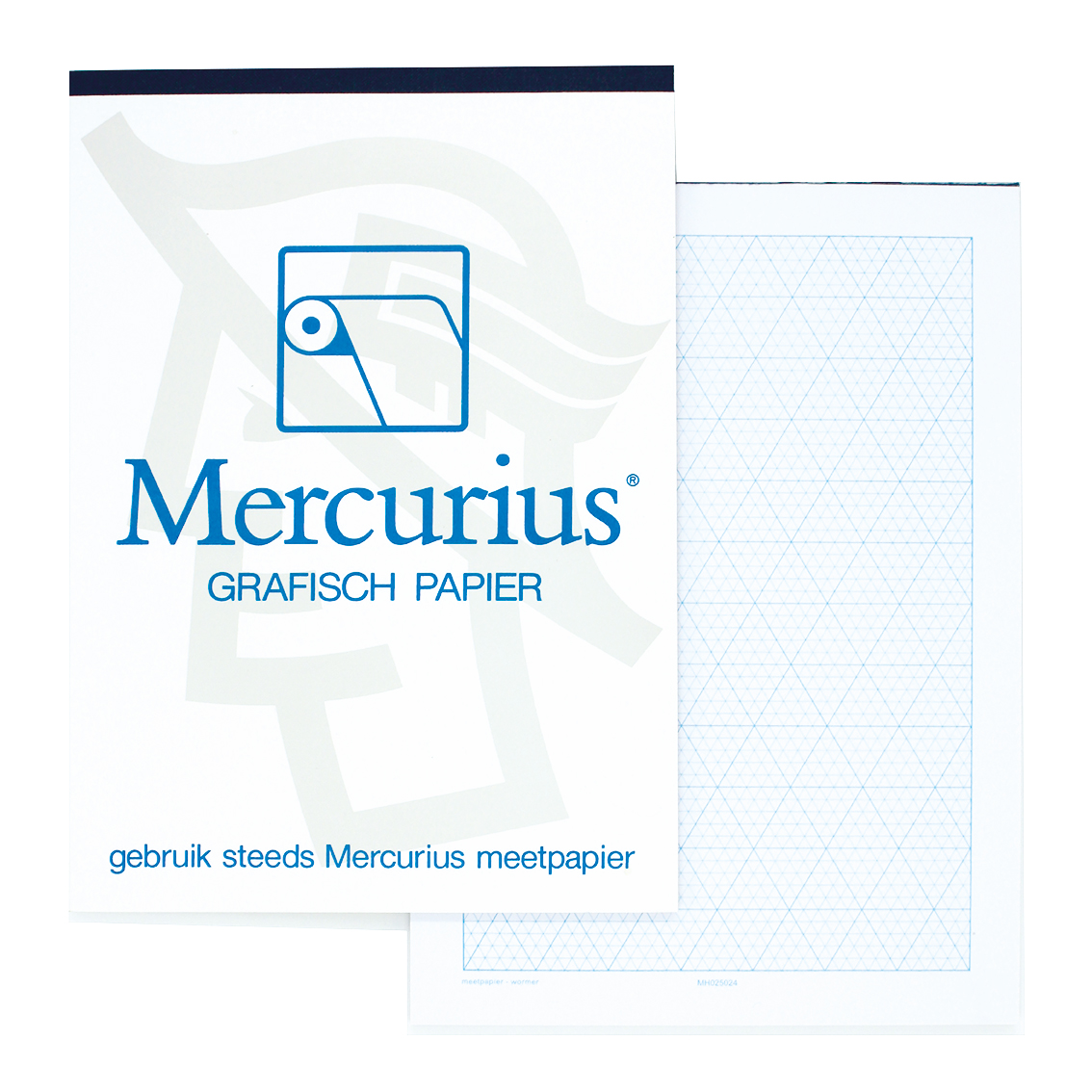 Mercurius Isometrisch papier A4 blauw (blok 50 vel)