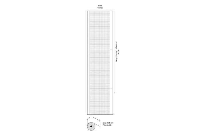 ECG paper roll for HP 40457A / Philips 9270-0980