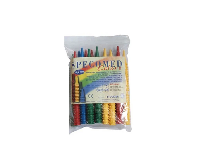 Specomed Colors disposable ear speculums 2,5mm 