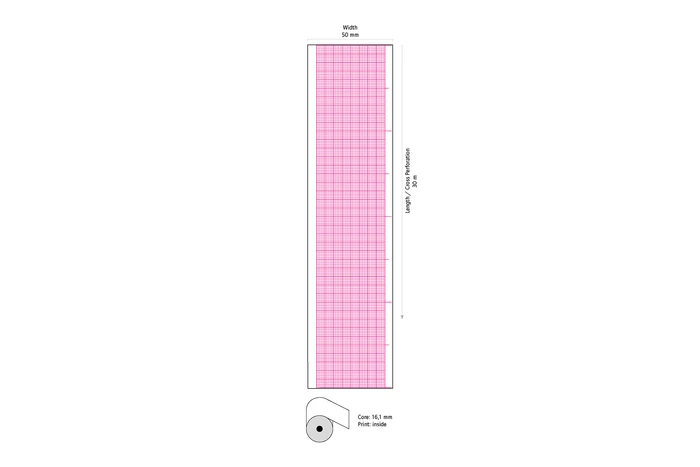 ECG paper on roll for Siemens Cardiostat 1