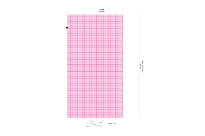 ECG paper for Mortara ELI-250, 9100-026-02