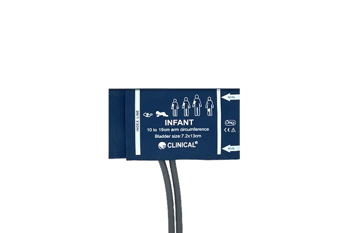 Clinical Reusable Blood Pressure Cuff 10-19 cm, double tube